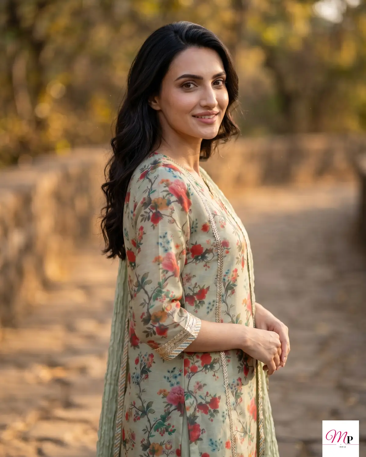 Biba sequinned kurta set under 3500 sleeve detail showing sequin placement and cotton lining construction