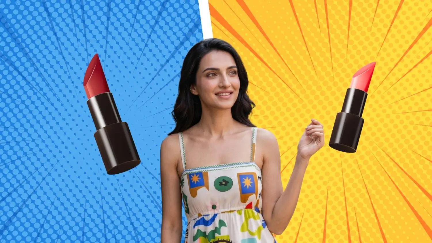 Lipstick verdict: red versus coral