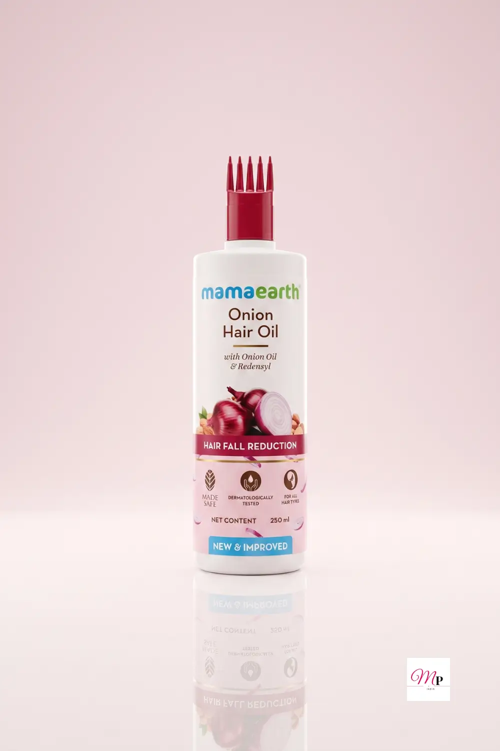 Mamaearth Onion Hair Oil with Redensyl product shot