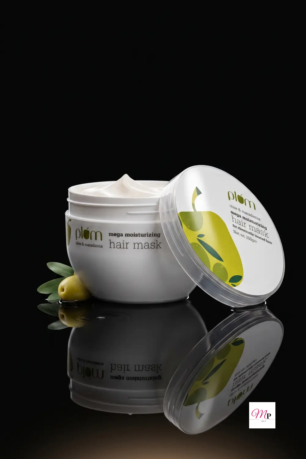 Plum Olive Macadamia Hair Mask for monsoon wedding hair care