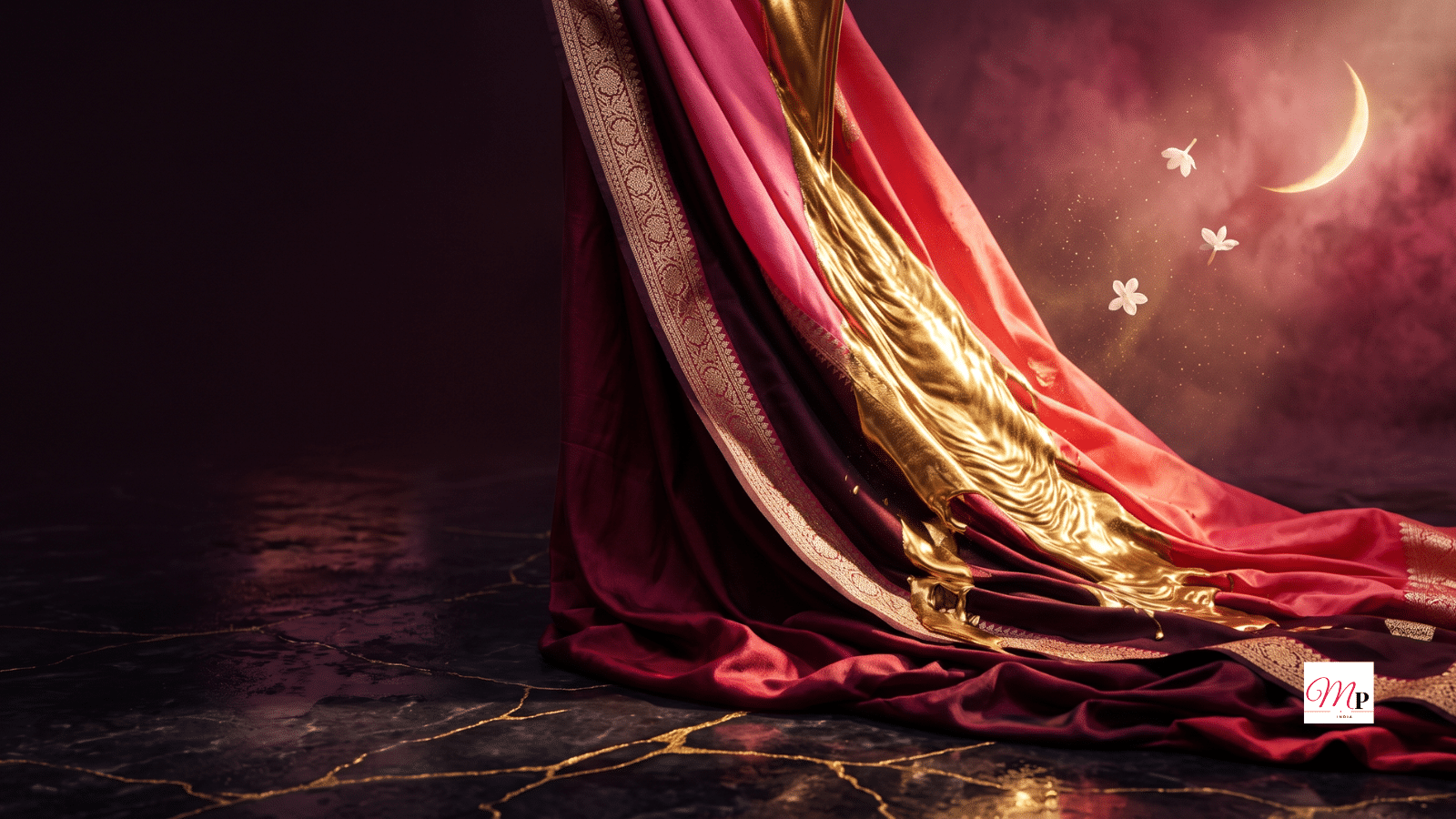 Molten gold and pink silk colliding at the equinox seam — daily horoscope 22 September 2026 waxing moon reading